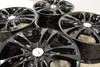 Set 4 17" Touren TR22 17x7 Black 5x112 5x120 Wheels 40mm Rims