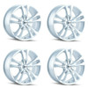 Set 4 14" Touren TR22 14x6 Hypersilver 4x100 4x4.5 Wheels 40mm Rims