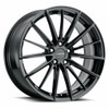 18" Vision Street 473 Axis Gloss Black Wheel 18x8 5x4.25 (5x108) Rim 38mm