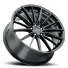 18" Vision Street 473 Axis Gloss Black Wheel 18x8 5x4.25 (5x108) Rim 38mm