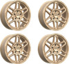 Set 4 KMC KM716 Nomad 17x8 5x120 Matte Bronze Wheels 17" 38mm Rims