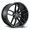 Set 4 Niche M203 Vosso 20x10 5x4.5 Matte Black Wheels 20" 40mm Rims