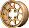 Set 4 KMC Powersports KS136 Toro 15x6 4x137 Matte Bronze Wheels 15" 38mm Rims