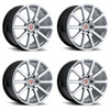 Set 4 Victor Equipment Zehn 19x11 5x130 Hyper Silver Wheels 19" 36mm Rims