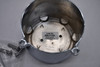 Vision C398-8V chrome center cap measuring approximately 5.25 inches outside diameter