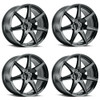 Set 4 19" Voxx Replica Mustang GT500 Gloss Black Wheels 19x10 5x4.5 40mm Rims Set 4 19" Voxx Replica Mustang GT500 Gloss Black Wheels 19x10 5x4.5 40mm Rims