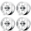 Set 4 American Racing AR172 Baja 16x10 8x170 Polished Wheels 16" -25mm Rims