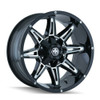 17" Mayhem Rampage 17x9 Black Milled 8x6.5 8x170 Wheel -12mm Rim