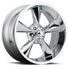 Set 4 17" Voxx B/G Rod Works Old School Chrome Wheels 17x8 5x5 0mm Rims