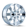 Set 4 20" Mayhem Chaos 20x9 Chrome 5x5 5x5.5 Wheels -12mm Rims