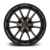 Set 4 20" Fuel D762 Clash 20x10 6x5.5 Matte Black Double Tint Wheels -18mm Rims
