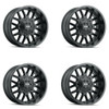 Set 4 22" Mayhem Cogent 22x10 Matte Black 6x135 6x5.5 Wheels -27mm Rims