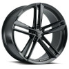 OHM Lightning 20x10 5x120 Gloss Black Wheel 20" 30mm Rim