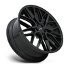 Set 4 Niche M224 Gamma 18x8 5x120 Gloss Black Wheels 18" 40mm Rims