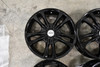 Set 4 15" Touren TR22 15x7 Black 5x100 5x4.5 Wheels 40mm Rims