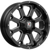 Set 4 XD XD825 Buck 25 20x10 5x5 5x135 Gloss Black Milled Wheels 20" -24mm Rims