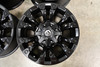 Set 4 Fuel D560 Vapor 20x9 8x170 Matte Black Wheels 20" 20mm Rims