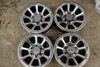 Set 4 17" Vision 353 Turbine Gunmetal Machined Face Wheels 17x8.5 5x5 Rims -6mm