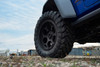 Set 4 17" KMC KM541 Dirty Harry 17x9 6x5.5 -12mm Textured Black Wheels Rims