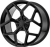 Set 4 Performance Replicas PR126 20x10 5x120 Gloss Black Wheels 20" 23mm Rims