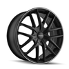 Set 4 17" Touren Tr60 17x7.5 Matte Black Machined Ring 5x112 5x120 Wheels 42mm