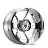 Set 4 20" American Truxx Armor 20x12 Chrome 6x135 Wheels -44mm Rims