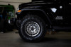 Set 4 17" KMC KM542 Impact 17x9 6x5.5 Satin Black Machined Wheels -12mm Rims