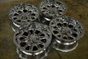Set 4 US Mag U110 Rambler 22x11 5x5 Chrome Plated Wheels 22" 18mm Rims For Jeep