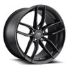 Set 4 Niche M203 Vosso 17x8 5x112 Matte Black Wheels 17" 40mm Rims