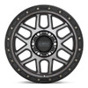 Set 4 KMC KM544 Mesa 20x9 8x6.5 Satin Black With Gray Tint Wheels 20" 18mm Rims