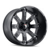 22" American Truxx Bomb 22x14 Black Milled 6x5.5 Wheel -76mm Lifted Truck Rim