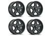 Set 4 20" Vision American Muscle 147 Daytona Satin Black 20x8.5 5x115 Rims 10mm