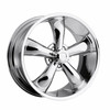 Set 4 17" Vision American Muscle 142 Legend Chrome Wheels 17x7 5x4.5 6mm Rims