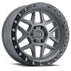Set 4 Black Rhino Kelso 18x9 5x5.5 Battleship Gray W/ Black Ring Wheels 18" 0mm