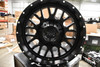 Set 4 XD XD842 Snare 20x9 6x135 6x5.5 Satin Black Wheels 20" 0mm Rims