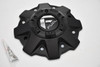Genuine Fuel Off-Road 1001-79B matte black wheel center cap for select Fuel wheel applications. OEM replacement center cap featuring the Fuel logo and durable matte black finish.