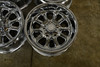 Set 4 US Mag U110 Rambler 18x8 5x5 Chrome Plated Wheels 18" 1mm Rims