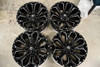 Set 4 17" Fuel D576 Assault 17x9 6x135 6x5.5 Gloss Black Milled Wheels -12mm Rim