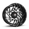 20" American Truxx Web 20x12 Black Machined 6x135 Wheel -44mm For Ford Lincoln