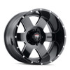 20" American Truxx Armor 20x12 Black Milled 5x150 Wheel -44mm For Toyota Rim