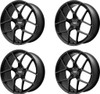 Set 4 American Racing AR924 Crossfire 18x8.5 5x4.75 Satin Black Wheels 18" 50mm