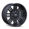 20" Ion 144 20x9 Matte Black 8x180 Wheel 0mm Rim