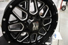 Set 4 XD XD820 Grenade 22x12 6x5.5 Satin Black Milled Wheels 22" -44mm Rims