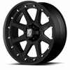 Set 4 XD XD798 Addict 16x9 6x5.5 Matte Black Wheels 16" -12mm Rims