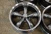 Set 4 18" Vision Muscle 142 Legend Gunmetal Machined Lip 18x8.5 5x115 Rims 20mm