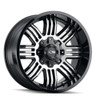 Set 4 17" Ion 144 17x9 Black Machined 8x170 Wheels -12mm Rims