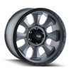 20" Dirty Life Ironman 20x9 Matte Gunmetal Black Beadlock 6x135 Wheel 0mm Rim