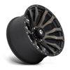 Set 4 18" Fuel D674 Blitz 18x9 8x6.5 1mm Wheels Matte Black Double Dark Tint Rim