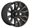 Set 4 18" Fuel D674 Blitz 18x9 8x6.5 1mm Wheels Matte Black Double Dark Tint Rim