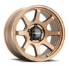 17" Vision Off-Road 351 Flow Bronze 17x9 6x5.5 For Chevy GMC Cadillac Rim -12mm